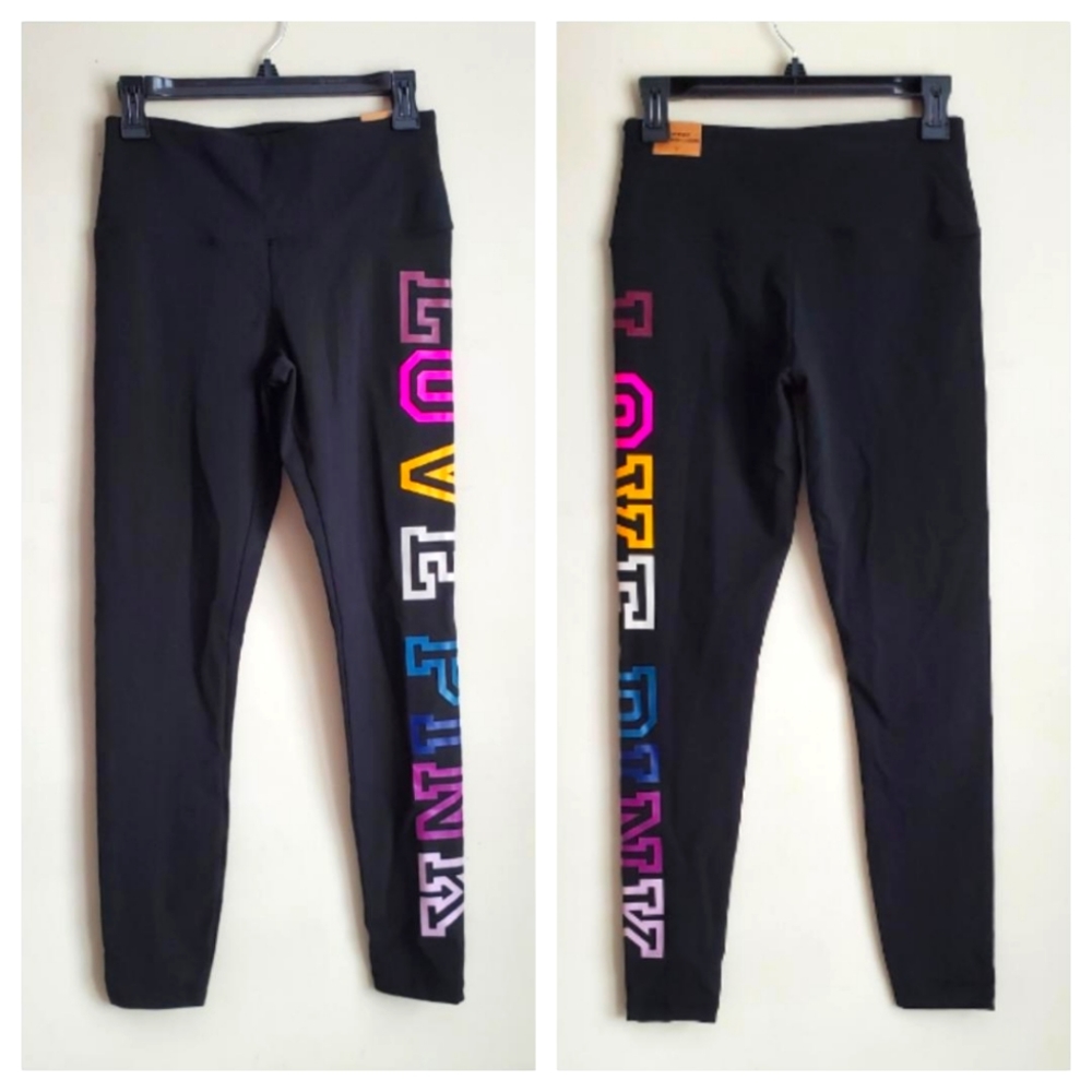 🎀VS PINK HIGH WAIST FULL LENGTH LEGGINGS SIZE M